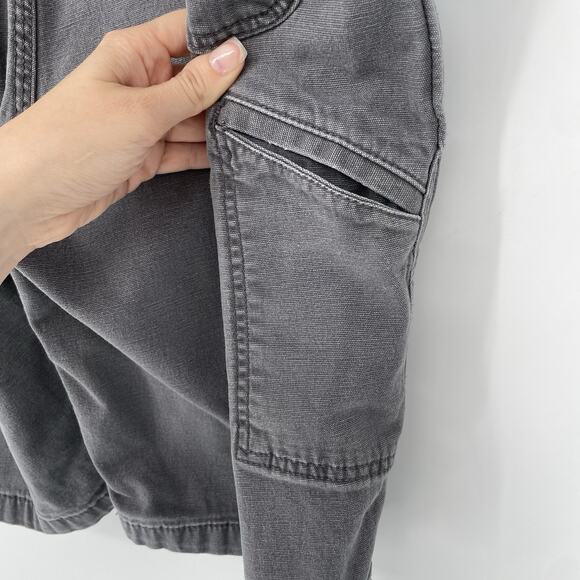 Vintage Y2K Carhartt Relaxed Fit Shorts Size 40 102514-039 Gray Work Wear Skate - Picture 7 of 7